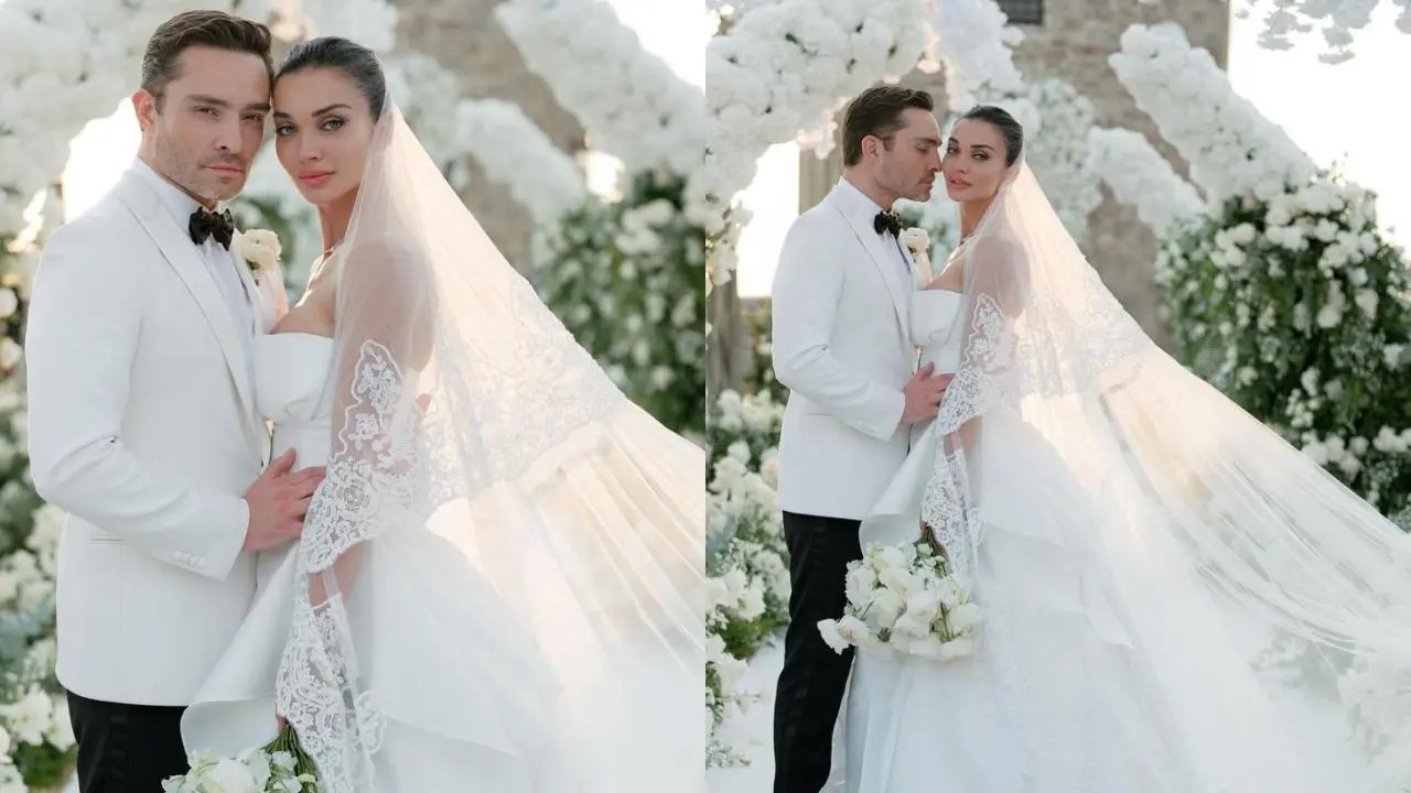 Ed Westwick ve Amy Jackson'in rüya düğünü 